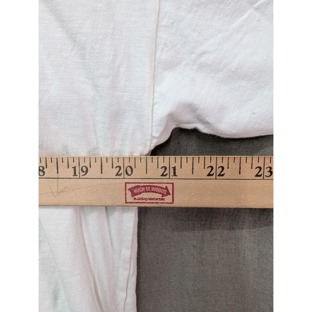 Vintage Cotton Club Berlin Super Graphic T-Shirt White Single Stitch Mens Medium - Picture 9 of 9
